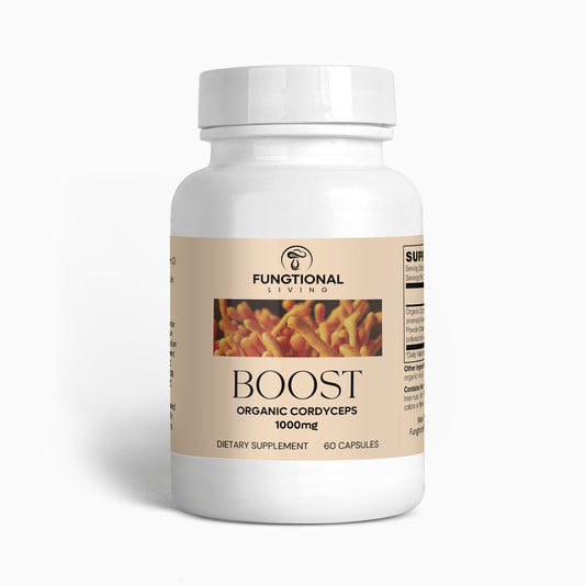 BOOST: Organic Cordyceps Mushroom Capsules